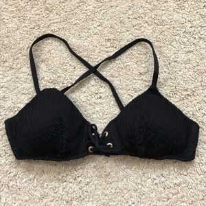 Victoria’s Secret Black swim top LARGE